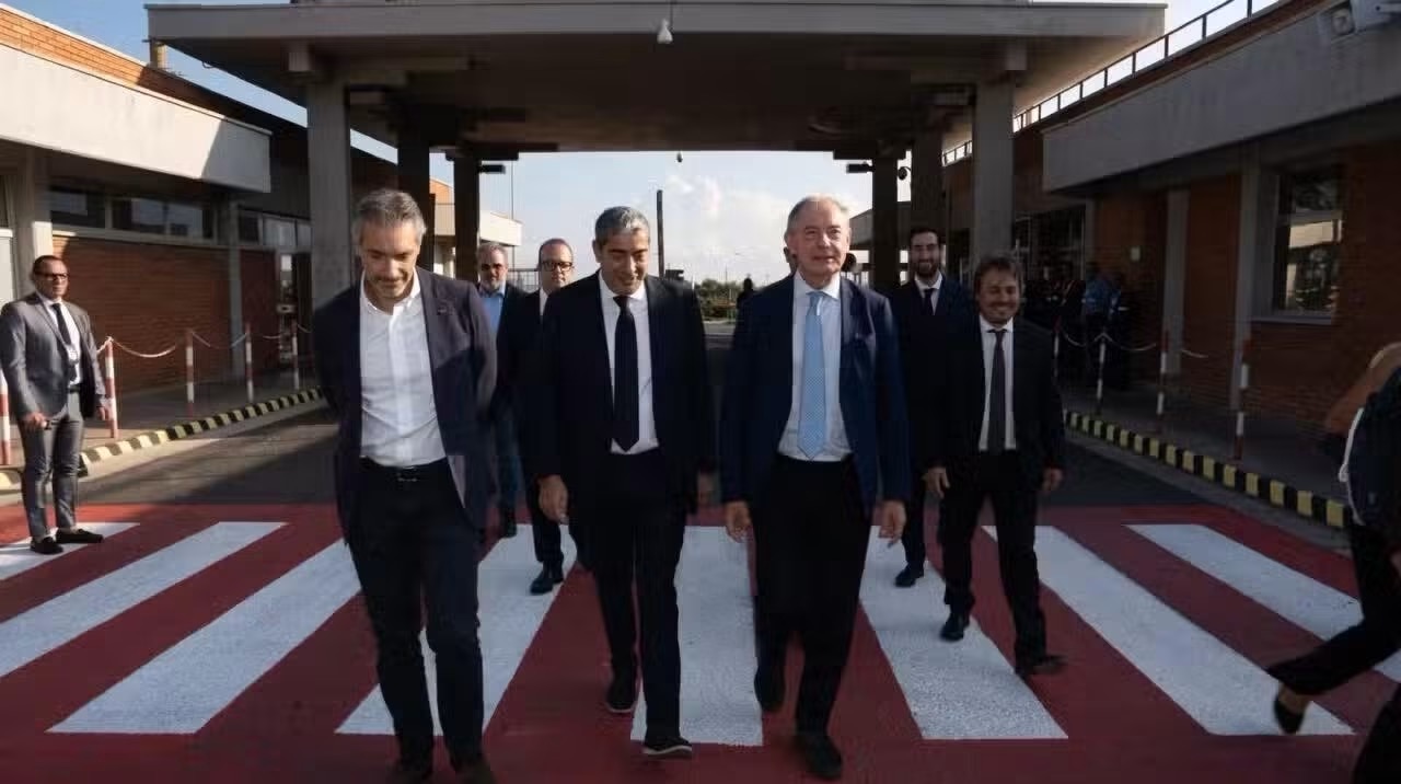 Delegazione in visita a Priolo
